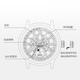 Montres de séries temporelles Bexei pour les hommes montres mécaniques entièrement automatique