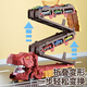 Snaen children's dinosaur toy car ejection track deformation alloy card car boy 3-6-12 years old birthday New Year gift