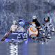 Ji Litian Cyberpunk Space Robot Indoor и Outdoor Technology Atmosphere Sculpture Dornments Модель 1