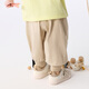 Balabala children's clothing pants baby trousers baby boys and girls children's sports pants 2025 new spring and summer thin simple cute ash card 50524 90
