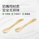 Shixi Silicone Spoon Baby Baby Spoon Fruit Pure Rice Noodle Spoon Children's Tableware Supplementary Spoon + Newborn Soft Spoon