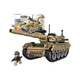 Leyi -Bausteine ​​Lego kompatible Militärserie Bausteine ​​Tank 21 Raketenauto Boy versammelte Toys Agentur Geburtstag Neujahr Geschenk 66059 Elefant Tank Zerstörer [826pcs]
