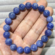 Library selected natural tanzanite round bead bracelet for women Tanzania Ocean Heart purple sapphire crystal gemstone bracelet jewelry 24644