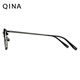 Qina (QINA) myopia glasses 25 new product light flick titanium frame glasses frame Sven business optical mirror men QA7025B11