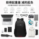 HUILI BACKPACK MEN'S BURESSIQUE MENSALE CAPOST BUSINESS Computer Sac Travel Multi-Fonctional Saclewpack Commuting Business Trip Luggage Sac Student Schoolbag Black [mise à niveau et plus grand 65L]