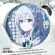 
Orange core park Yilena surrounding barji witch journey 2D homemade laser fan badge student gift cartoon H13918-Yilena laser barji badge-58mm