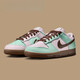 Nike (NIKE) DunkLow pink green brown low top retro sports and casual shoes IH0821-679 IH0821-679 women 37.5