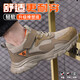 GUYISA labor protection shoes men's steel head anti-smash, anti-puncture, wear-resistant, anti-making, comfortable soft sole safety shoes construction site work function shoes 01 [Super light and comfortable] Velcro 40