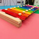 Educación temprana del bebé Color de madera de madera de 8 tonos, xilófono infantil, torcedura educativa para niños Insectos, juguetes de madera, juguetes de madera, juguetes de madera, piano de madera de 8 tonos
