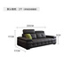 Dudu Meijia Italian minimalist Lawrence leather sofa 2025 light luxury living room straight sofa SJ-V6# 2 meters