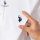 U.S. POLO ASSN.polo shirt men's business casual men's summer short-sleeved T-shirt lapel half-sleeved top men's Father's Day gift