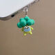 
[Mobile dust plug cute youthful] Simple and convenient color rope universal mobile phone headphone hole dust plug charging port plug men and women couple pendant random 2 packages (Apple 5-14 interface)