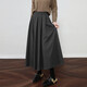 Demana Hepburn Skirt Winter Quiet Luxury Style Commuting Elastic Waist A-Line Covering Flesh Good Matching Skirt Women's Mid-Length Style