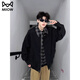 Cat Man Jacket Men's Autumn and Winter Maillard Wear Fake Two-Piece Plaid Plus Velvet Thickened Large Size Jacket Lapel Baseball Clothing 1802 Brown XL (Recommended 140-160 Jin Jin equals 0.5 kg)