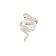 WOUG Chinese style snake-shaped brooch for men and women 2025 new zodiac accessories coat gold