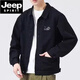 
JEEP SPIRIT jacket men's spring and autumn 2025 new shirt lapel autumn men's work jacket early autumn jacket top [upgrade version] K12806 khaki XL [recommended 128-140Jin [Jin equals 0.5 kg]]