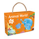 Puzzle de puzzle 3-6 ans Dinosaur Children Toys Early Education Enfants Gift Puzzle Toys Dog Universe [36 pièces]