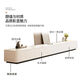 Feidiansen en bois massif armoire à plancher 2025 Dernière salon Home Modern Simple Table Table Cabinet TV Cabinet 2,4m Cabinet télévisé à cinq impulsions (Snow Mountain White + White Cabinet)