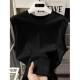 
[Heavy 100% cotton] Summer vest men's round neck sleeveless T-shirt sports vest fitness couple outfit white 2XL