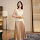 Ep Yaying High-End-Serie Mulberry Silk V-Ausschnitt Sling Weste Sweater 2025 Sommer Neues Modell 9905a Beige L.