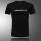 Chiarmania Hong Kong Marke Leichte Luxus sommerdünner Männer kurzärmelig rundes Hals T-Shirt Modal Jugend halbärmelig T-Shirt Herren Mode Am701 Modal kurzärmelig schwarz 3xl 170-185jin [Jin gleich 0,5 kg]