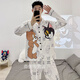 韦戒睡衣男生少年感男2025年春秋季新款长袖动漫男士大码青少年可外穿 【9923】 L 3L 【建议165-195斤】