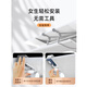 Suitable for central air conditioning outlet windshield, anti-direct blowing windshield, air-conditioning guide, office ceiling-mounted ceiling unit, double-layer purification model - 4 pieces, 50-73 cm telescopic, no choice of model