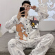韦戒睡衣男生少年感男2025年春秋季新款长袖动漫男士大码青少年可外穿 【9923】 L 3L 【建议165-195斤】