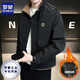 ROMON stand-up collar thickened jacket men's autumn and winter new cotton youth casual workwear cotton top jacket men black thickened 2XL recommended 140-155Jin Jin equals 0.5 kg