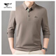 
SEPTWOLVES Autumn New Counter Flagship Men's T-shirt Long Sleeve Lapel Loose POLO Middle-aged High-end Business Casual Sweatshirt 9918 Bean Green 2XL 180 Suggestions 150-165