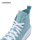 Converse children's clothing girls canvas shoes spring new high-top thick-soled big children's fashion casual shoes A10703C blue 39 recommended foot length 24.5cm