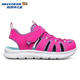 Skechers children's summer girls' toe sandals big children's beach shoes princess girls shoes 302100L pink/pink/HTPK 36