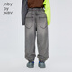 Jnby von Jnby Jiangnan Buddies Kinderkleidung Beine Jeans Hosen Mode lässiges Herbst- und Winterjungen und Mädchen Kinder 1O7E11730 986/Denim White 160cm