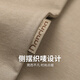 与狼共舞【含桑蚕丝】刺绣短袖T恤2025夏季新款印花亲肤圆领休闲上衣6037 卡其701 L (175)