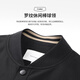 Dances with Wolves Exquisite Lining Baseball Collar Jacket Men's 2025 Autumn New Solid Color Casual All-match Flight Jacket 1019 Black 001 L (175)