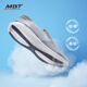 MBT curved bottom thick sole outdoor casual shoes for men and women Correct walking posture Breathable Lightweight MODENA 1479Y-Gray 9 (42.5)