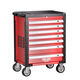 Delixi Electric heavy-duty tool cart, auto repair hardware, three-layer parts trolley, workshop drawer-type tool cabinet, flagship seven-drawer cabinet-type tool cart, rubber-coated version