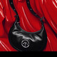 Grottoluna Hobo Leather Crescent Bag Fashion Classic Commuter One-Crossbody Crossbody Bag Classic Black