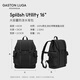 GASTON LUGA Backpack 16-inch Backpack Large Capacity Travel Computer Bag Campus Style School Bag Valentine's Day Gift Elegant Black