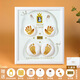 Yimi Baby Hand and Foot Print Mud Photo Rame Newborn Bab