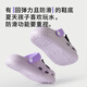 Daddy Pig Children's Croc Shoes for Girls Summer Indoor Home Non-Slip Baby Girl 2025 New Sanrio Sandals for Medium and Large Children Purple Kuromi 20 Inner Length 20cm/Suitable for Feet Length 19cm