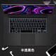 Kakayu Dell XPS15 keyboard film 9575 9570 9560 9550 button dustproof pad XPS17 9720 9730 screen film dustproof and waterproof pad screen protector semi-transparent black - silicone keyboard film Dell