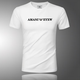 Chiarmania Hong Kong Marke Leichte Luxus sommerdünner Männer kurzärmelig rundes Hals T-Shirt Modal Jugend halbärmelig T-Shirt Herren Mode Am701 Modal kurzärmelig schwarz 3xl 170-185jin [Jin gleich 0,5 kg]