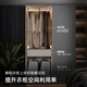 
XMSJ light-sensing wardrobe hanging shank pull-down adjustable telescopic wardrobe cabinet underwear widening accessories hinge greater than 2.5 cabinet width 898-1098 mocha color