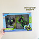 Children's remote control rolling stunt car with light and music large off-road car little boy toy birthday gift 9077 glare remote control dump truck e-commerce-green