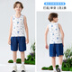 Catman Children's chaleco boys de verano estilo delgado [100% algodón] chaleco bebé camiseta casual
