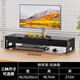 Zhuobo monitor elevated rack with drawer computer stand computer desktop storage rack storage rack CJ08 black metal 50cm