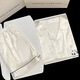 Gtyuwvg-sensorisch Panda Ice Seide Pyjamas Damen 2025 Sommer Dünne Kurzarmshorts Zwei-teilige Set Casual Home Clothing Hellgelb #YX-9214 m 75-98jin [Jin gleich 0,5 kg]