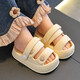 
Children's hole sandals for boys and girls in summer, anti-slip, slimming, breathable, small and medium-sized children's baby beach sandals. Gray (upgraded version of environmentally friendly material) 12 150 (shoe length 15CM suitable for foot length 14CM)