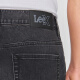 Lee Coole Hosen 25 Frühlings- und Sommer Neues Produkt 723 Slim Mid-Waist Gerade dünne nostalgische retro schwarze und graue Herren Jeans Schwarz und Grau 28